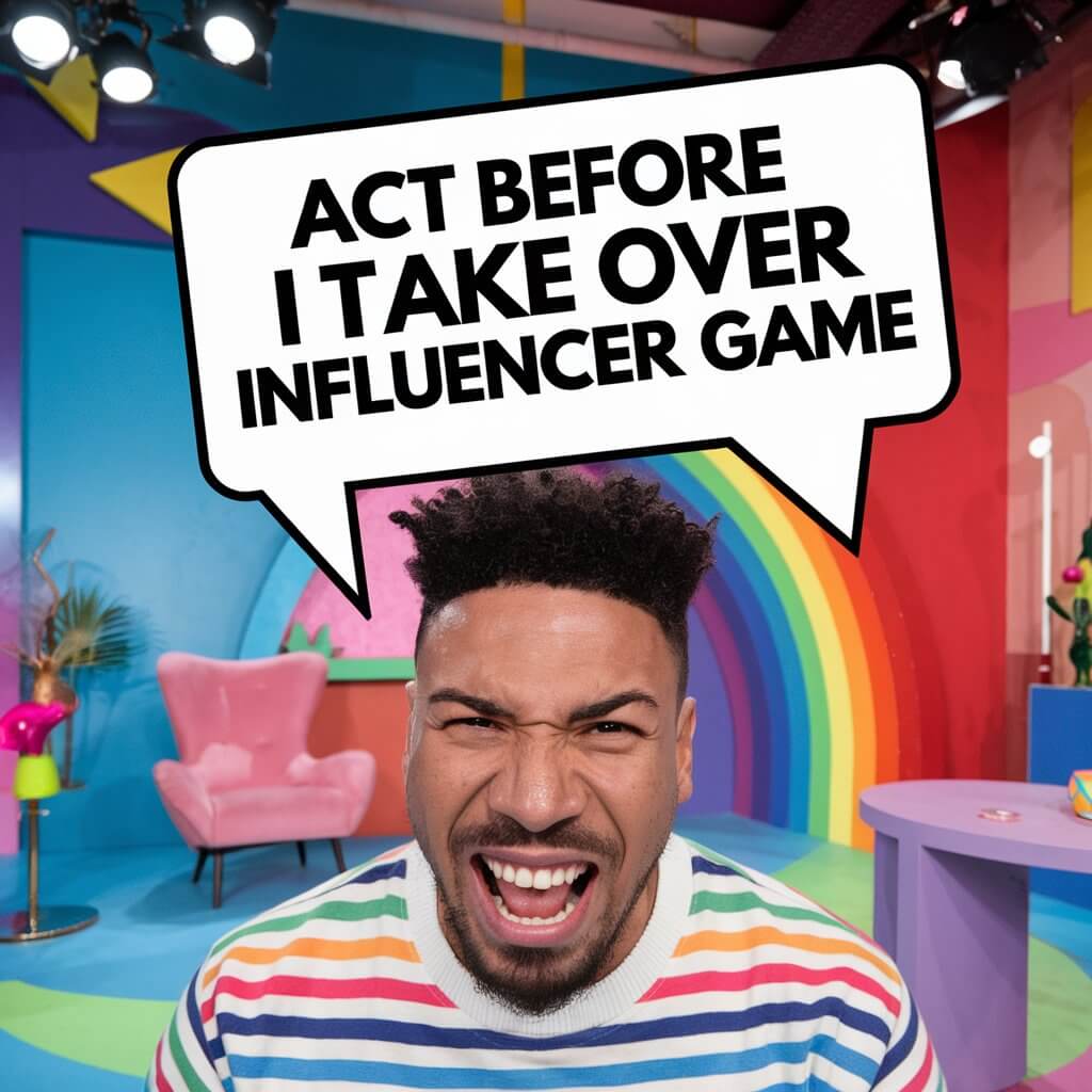 Act before I take over influencer game